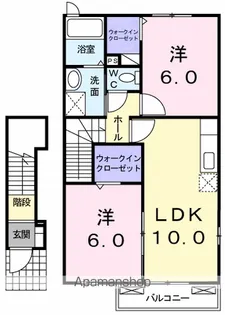 プロメナーデ【2階】の間取り