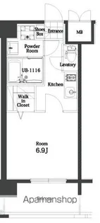 エンクレスト天神MODE【2階】の間取り