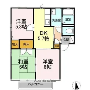 潮馴館【2階】の間取り