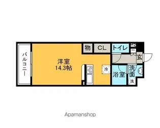 トゥリートップ【5階】の間取り