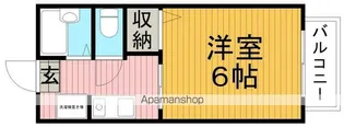 ゆかりハイツA棟【1階】の間取り