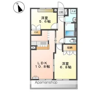 アドバンス【2階】の間取り