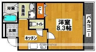 サンシーブル三国ヶ丘【202号室】の間取り