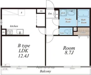 リブリ・コルージャ【3階】の間取り