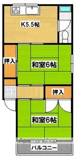 橋本マンション【1階】の間取り