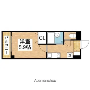 びいI千種【7階】の間取り