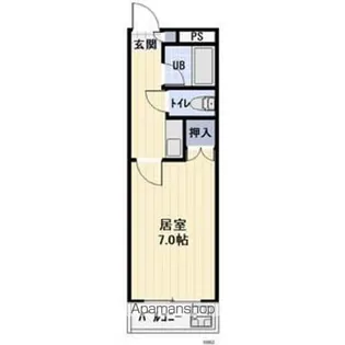 テルミーヌシャンブル【1階】の間取り