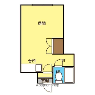 スカイハイム【102号室】の間取り