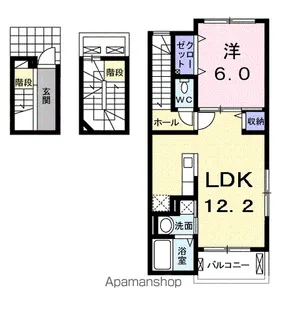 ジュネスFA【3階】の間取り