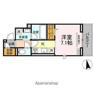 STELLA新松戸【2階】の間取り