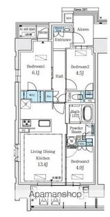 GRANPASEO丸の内【2階】の間取り