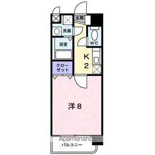 グラン・ビュー高麗【7階】の間取り