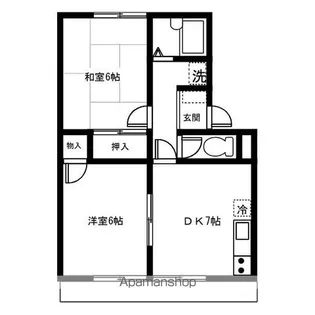 岐阜県岐阜市柳津町下佐波1丁目【アパート】の間取り