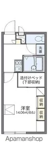 レオパレスけやき台【1階】の間取り