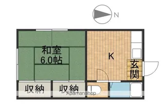 コーポ中沢【2階号室】の間取り
