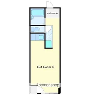 ハイツ横浜【710号室号室】の間取り