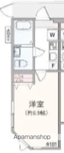 アザーレ・パッシオ元住吉【1階】の間取り