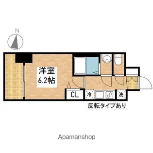 プレサンスSAKAEフロント【13階】の間取り