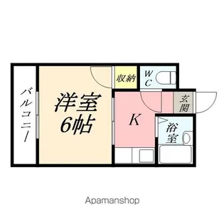 COMFORT HIROSEⅡ【3階】の間取り