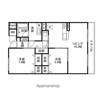WISTERIA PLUS【2階】の間取り
