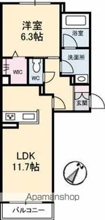 エクレールE【2階】の間取り