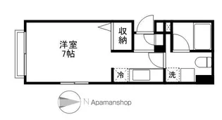 ブルーバイユ【4階】の間取り