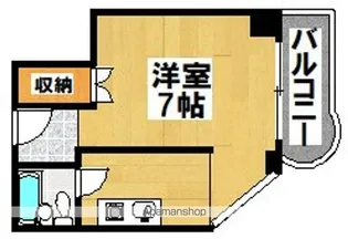 メゾン住吉弐番館【6階】の間取り