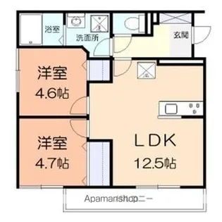 ボナールV【2階】の間取り