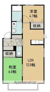セフィラ福田町六番館【1階】の間取り