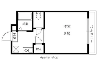 ハイツ松山【105号室】の間取り