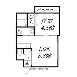 HOPE N8/E8【4階】の間取り
