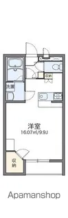 レオパレス未来【105号室】の間取り