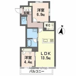 アインス【2階】の間取り
