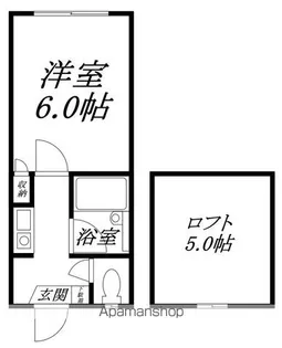 セブンスコート美原【2A号室】の間取り