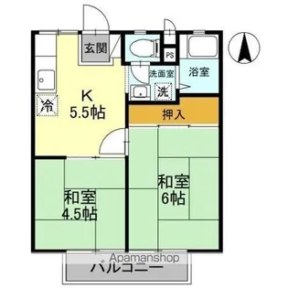 パナハイツサルビア【2階】の間取り