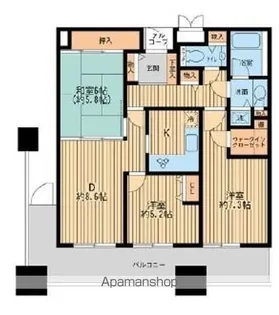 リバーサイド隅田セントラルタワーパレス【31階】の間取り