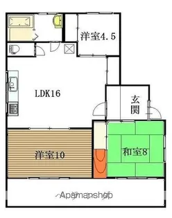 マツモトビルⅠ【301号室】の間取り