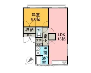 ドリームパーク【C号室】の間取り