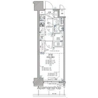 ディアレイシャス名古屋ステーション【4階】の間取り