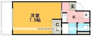 ゆうマンション【4階】の間取り