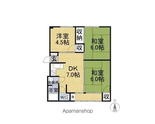 コンフィデンス司【201号室】の間取り