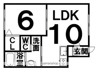プードリエ サクラ【2階】の間取り
