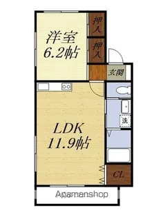 ミタカⅠ【2階】の間取り