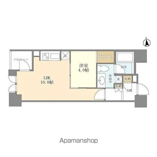 シティハウス東京新橋【2階】の間取り