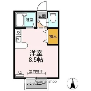コーポ青野【2階】の間取り