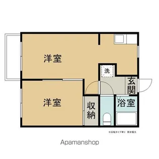 フレグランスセフィラB【202号室】の間取り