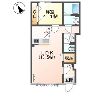 chouette【1階】の間取り