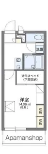 レオパレスアトラス折立Ⅰ【207号室】の間取り