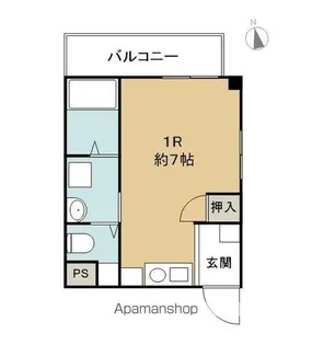 高根台ビレッジ【211号室】の間取り