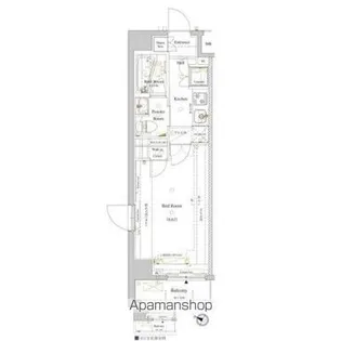 東京都中野区大和町4丁目【マンション】の間取り